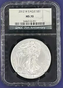 ??2012N 1h AJ Vo[ C[O _[ RC NGC MS70 25NLO ubNRA