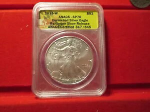 2015 W ANACS SP 70 �o�[�j�b�V���h �{���c���A �V���[�����[�X �V���o�[�C�[�O�� 317/845