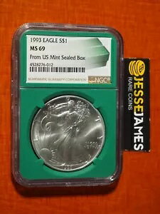 1993N 1h AJ Vo[ C[O NGC MS69 čǔs J {bNXx O[RA