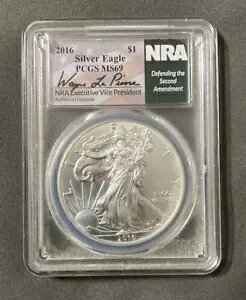PCGS MS69 2016 NRA EFCEsG[ t@NV~ I[g Vo[ AJC[ORC