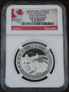 2015�N�J�i�_ 10�h�� ������A�h�x���`���[ NGC PF 70 �V���o�[�R�C�� 1/2�I���X .9999
