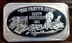 1974N USSC nbs[o[Xf[ p[eB[͏I USSC 1IX .999 Vo[A[go[