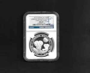 2014 NGC MS-69 �A�t���J�쐶�����\�}���A�]�E - ���������[�X 1oz 999**�ǂ�*