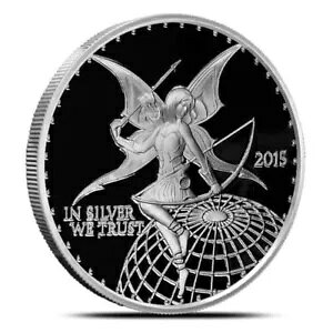 2015 Silverbug Community Fairy Archer Proof-Like 1 �I���X .999 �V���o�[ ���E���h �݌ɂ���