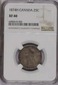 1874-H Ji_ 25 Zg NGC XF40BB
