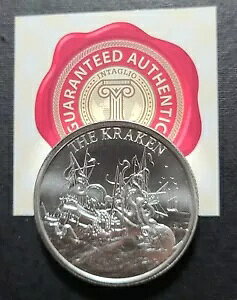 ���� 2023 CryptoZoology �V���[�Y The Kraken BU 2 �I���X 999 �t�@�C�� �V���o�[ COA Cetus