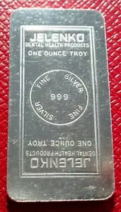 ���B���e�[�W 1985 Jelenko Dental Health Products �o�[ 1 �I���X999�V���o�[�o�[-���A�^�C�v