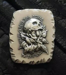 Reckless Metals 2oz Silver Bar Death Consumes All .999 �킸�� 500 ��������܂����B