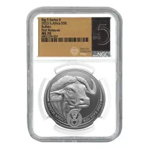SA 2023 1 �I���X �V���o�[ �r�b�O 5 �V���[�Y II �o�b�t�@���[ NGC MS70 FR