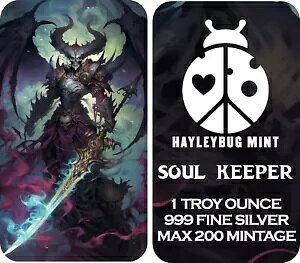 SOUL KEEPER By Hayleybug Mint Maximum Mintage 200 1 IX .999 t@C Vo[ o[