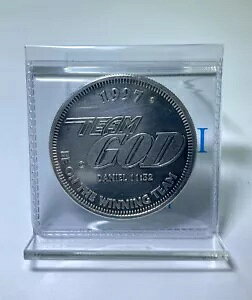 1997 チーム ゴッド 「Be On The Winning Team」 1 オンス .999 ファイン シルバー ラウンド