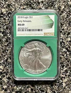 2018 $1 AJ Vo[ C[O NGC MS69 [X O[ RA X^[ {bNX
