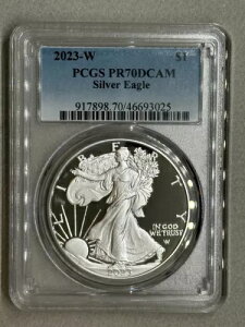 2023-W �v���[�t �V���o�[ �C�[�O���A$1�APCGS PR70DCM