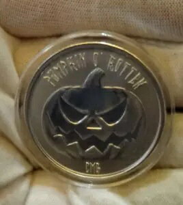 Pumpkin O Rotten .999 �V���o�[ �n���E�B�� �|�� CMG �~���g ���E���h ���_���I�� Bex COA