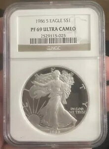 1986 S v[t Vo[ C[O NGC PF69 Eg JI NVbN uE x t[ S&H A