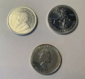 (3bg) 1IX Vo[EhA2023 KRUGERRANDA1984 PROSPECTORA1990 MAPLEB