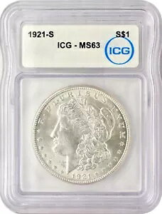 1921-S [K Vo[ _[ $1 `CX  ICG MS63