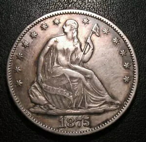 �I�[���h US �R�C�� �V���o�[ 1875 �A���[�Y ���o�e�B �V�[�e�b�h �n�[�t�_���[ 50 �Z���g 50 C