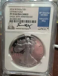 2016 W �v���[�t �V���o�[ �C�[�O�� NGC PF 70 �E���g�� �J���I �G�h�����h C ���C �I�[�g�O���t