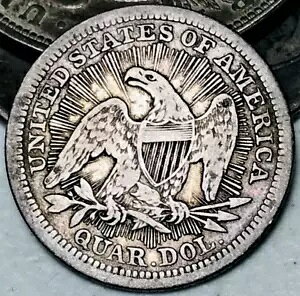 1853 �V�[�e�b�h ���o�e�B �N�H�[�^�[ 25C RAYS ARROWS Choice �V���o�[ US �R�C�� CC21500