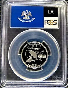 2002-S 25c ���C�W�A�i �V���o�[ �B�����x�� �N�H�[�^�[ �v���[�t �R�C�� PCGS PR70DCAM