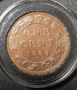 �J�i�_ 1886 Obv.1a ���[�W �Z���g �I�[���h���[���h �R�C�� �n�C�O���[�h #0012