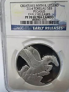 2014 Tokelau Pegasus NGC PF70 Ultra Cameo ���������[�X