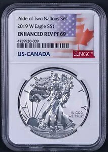 2019 W �������o�[�X�v���[�t �V���o�[ �C�[�O�� - NGC REV PF69 - RCB009