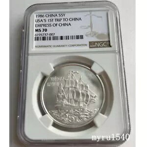 NGC MS70 1986 ���� 5 �� �����c�@ �č� 1 ��ڂ̒������s ��� 24 �O����