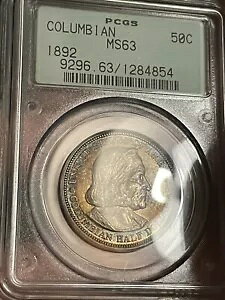 1892N 50c RrALOn[t_[ PCGS MS63 OGHJ[I ????