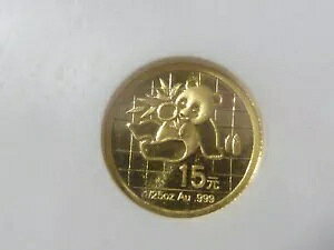 2007 �`���C�i �S�[���h �p���_ (1989) 15 �� 1/25 �I���X .999 �t�@�C�� �S�[���h NGC PF69 �E���g�� �J���I