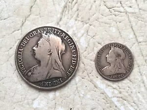 2 �� 1899 �C���O���b�V�� �N���E�� & �V�����O 1899 .925 �V���o�[�B 27.9 G 38.4 MM 2 �R�C�� ���b�g