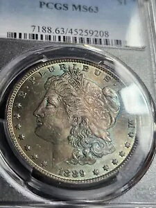 1889 ���[�K�� �V���o�[ �_���[ PCGS ���C���{�[�g�[�� �`EYE APPEAL�`