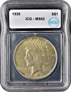 1935 ah $1  ICG MS62