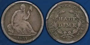 1837 H10C n[t_C - V[ebh oeBAX^[Ȃ [W fCg PCGS VG10