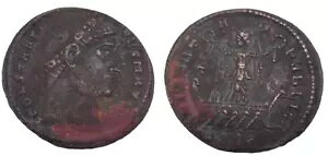 AD 327 �R���X�^���e�B�k�X 1 �� ���x���^�X PVBLICA �R���X�^���e�B�m�[�v�� �Ñネ�[�}�̃R�C��