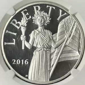 2016 S American Liberty .999 Fine Early Releases Silver Medal PF 69 Ultra Cameo!