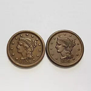 2RC 1856 1c ҂ݍ݃wA [W Zg  & ΂ 5 oGeB XF/AU - Y5533