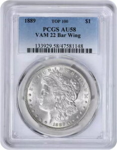 1889 VAM 22 [K Vo[ _[ o[ EBO AU58 PCGS