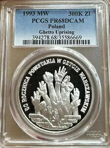 1993 �|�[�����h 300000 �Y���e�B�q PCGS PF68 DCAM �V���o�[ �R�C�� �Q�b�g�[�I�N 300K Zl