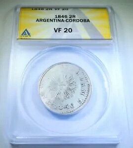 ANACS VF-20 A[` Rho 1846 TtFCX Vo[ 2 AX KAeB[NRC