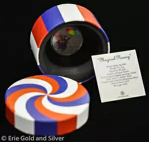 2022 $1 �j�E�G 1 �I���X �V���o�[ ���g�A�j�A �~���g �}�W�J�� �i�j�[ �����[ �|�s���Y �{�b�N�X & COA