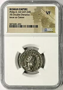 �Ñネ�[�}�鍑 - AR �V���o�[ �_�u���f�i���E�X �t�B���b�v 2 �� AD 247-249 NGC VF