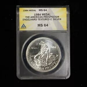 1984 �G���Q���n���g �v���X�y�N�^�[ �V���o�[ ���E���h - �e�N�X�`���[�h E - ANACS MS 64