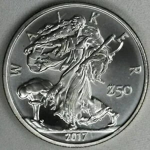 2017 Zombucks Walker Currency Of The Apocalypse 1 �I���X .999 �V���o�[ - �J�v�Z������