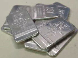 One National Refiners Assayers 1 オンス .999 シルバー バー ランダム # (JW929)