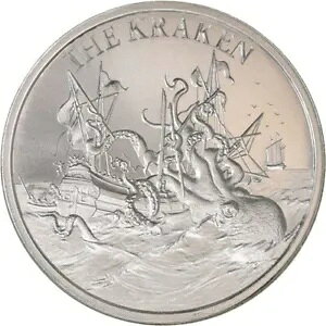 2020�N�ȑO The Kraken 1�I���X .999 �t�@�C���V���o�[ ���E���h �J�v�Z���t���A�C���^���I�~���g