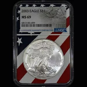 2003 $1 Vo[ AJ C[O ? NGC MS-69 ? 1 IX tbO RA RC 459 ?Mł?