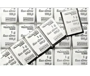 20 �O������ 0.999 �V���o�[ �o�[ - Valcambi �^�C�v 20x1 �O���� �V���o�[ �R���r�o�[�B���v20g