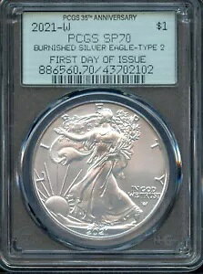PCGS - Vo[ C[O - $1 - 2021 W - SP70 - s - 886560